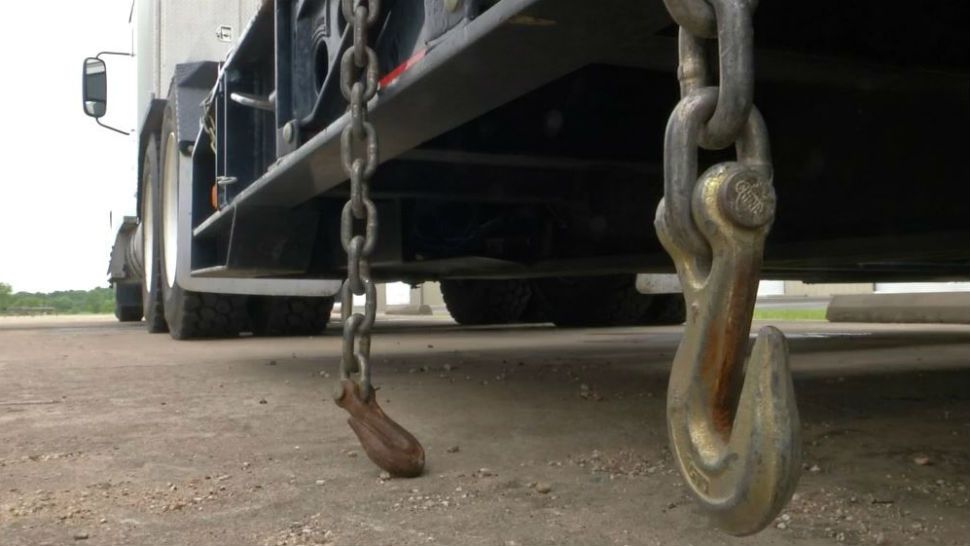 Chain dragging poses wildfire danger