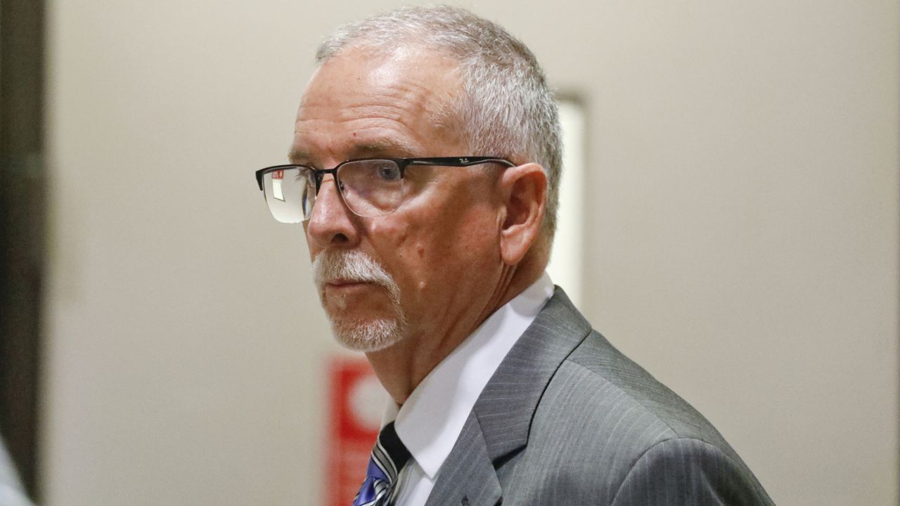 UCLA gynecologist James Heaps appears in Los Angeles Superior Court on June 26, 2019. (Al Seib/Los Angeles Times via AP)