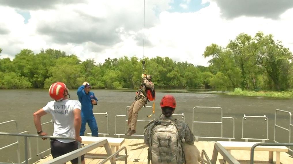 Camp Mabry hosts search and rescue training