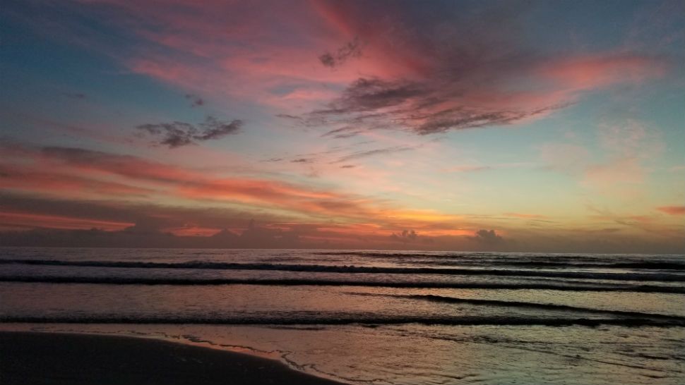 Submitted via the Spectrum News 13 app: A beautiful sunset in Ormond Beach, Saturday, May 26, 2018. (Roxanne Davis, viewer)