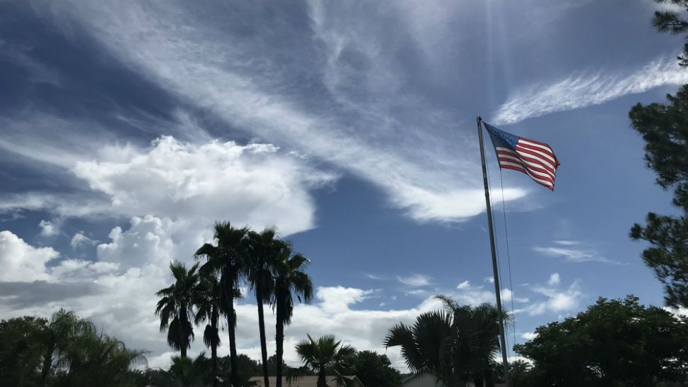 Submitted via our Spectrum Bay News 9 app: Blue skies over Lakeland after the rain. (Edgar Willis, viewer)