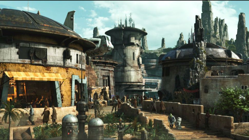 Black Spire Outpost is the name of the village inside of the upcoming Star Wars: Galaxy’s Edge at both Disneyland in California and Walt Disney World in Florida. (Disney)