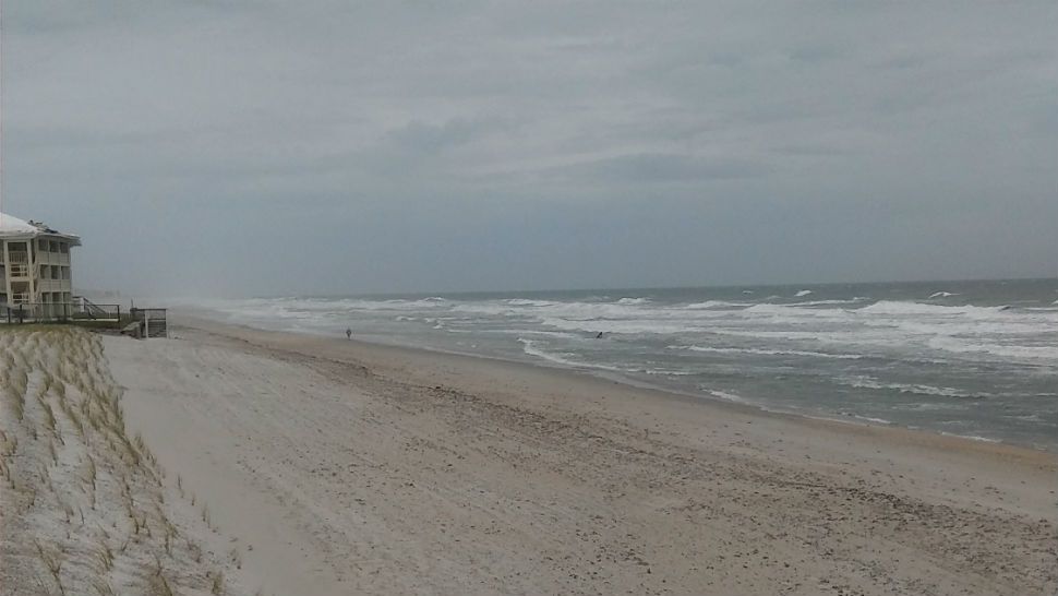 Submitted via the Spectrum News 13 app: Cloudy skies over Satellite Beach, Sunday, May 27, 2018. (Ian Alfano, viewer)