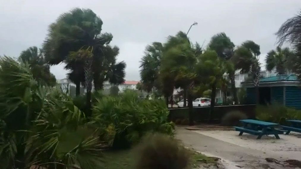 Mexico Beach as Alberto hit the Florida Panhandle Monday, May 28. (CNN)
