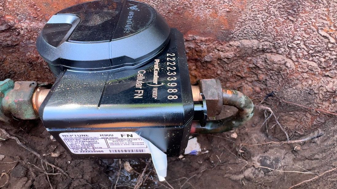 Because the meters will also provide real-time data to residents, the county says the technology promotes water conservation — leading to reduced costs. (Spectrum Bay News 9/Julia Hazel)