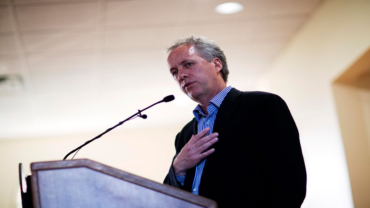 Louisville Mayor Greg Fischer tested positive for COVID-19 while abroad in Israel. (AP Photo/David Goldman)