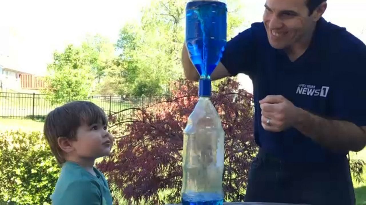 water bottle tornadoes