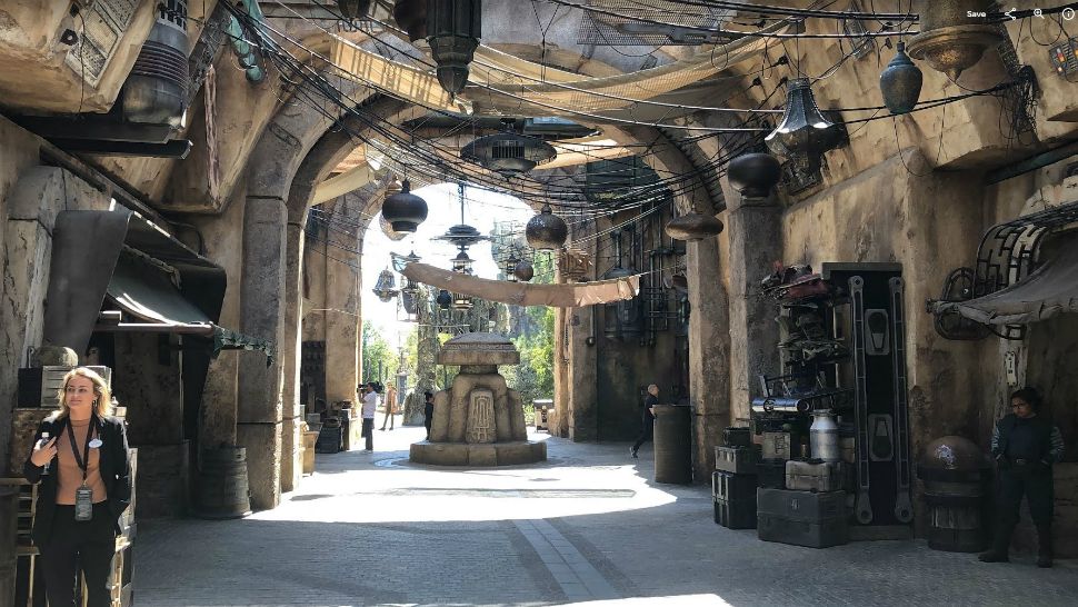 Disney's Star Wars: Galaxy's Edge introduces visitors to Black Spire Outpost on the planet Batuu. (Ashley Carter/Spectrum News)
