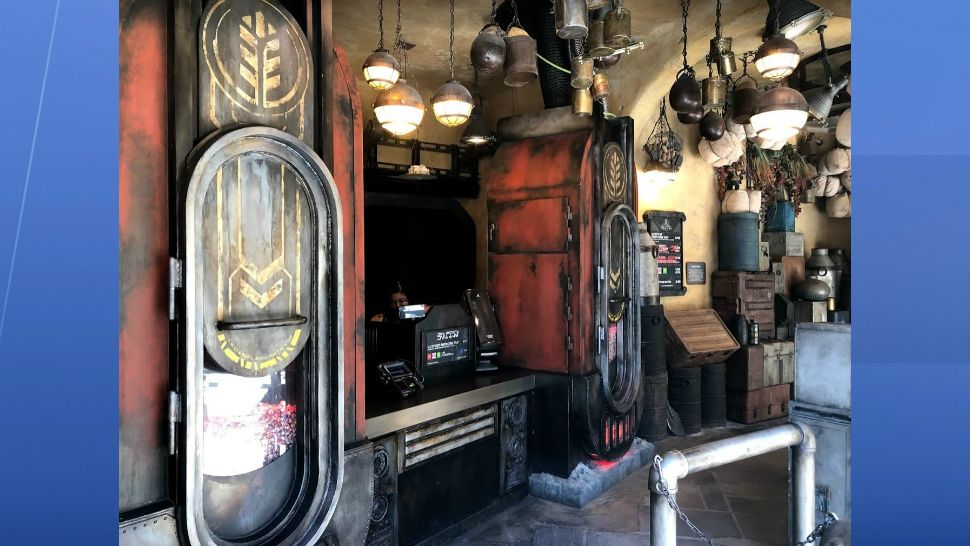 Star Wars: Galaxy's Edge at Disneyland in Anaheim, California will be largely just like the one at Disney World, which opens in August. The main difference is due to geography — the two lands will have different entrance points. (Ashley Carter/Spectrum News)