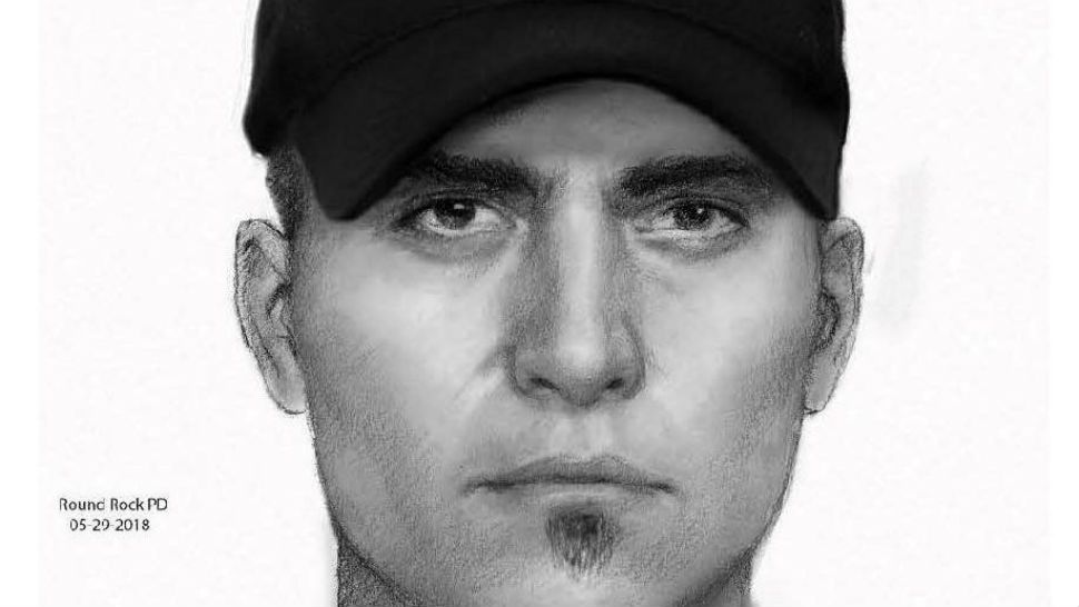 Sketch of a man Round Rock police believe assaulted a woman on Brushy Creek Trail. 