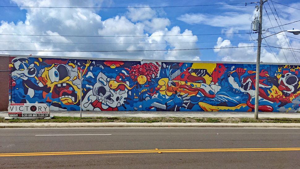 PHOTOS Melbourne looks at removing controversial mural