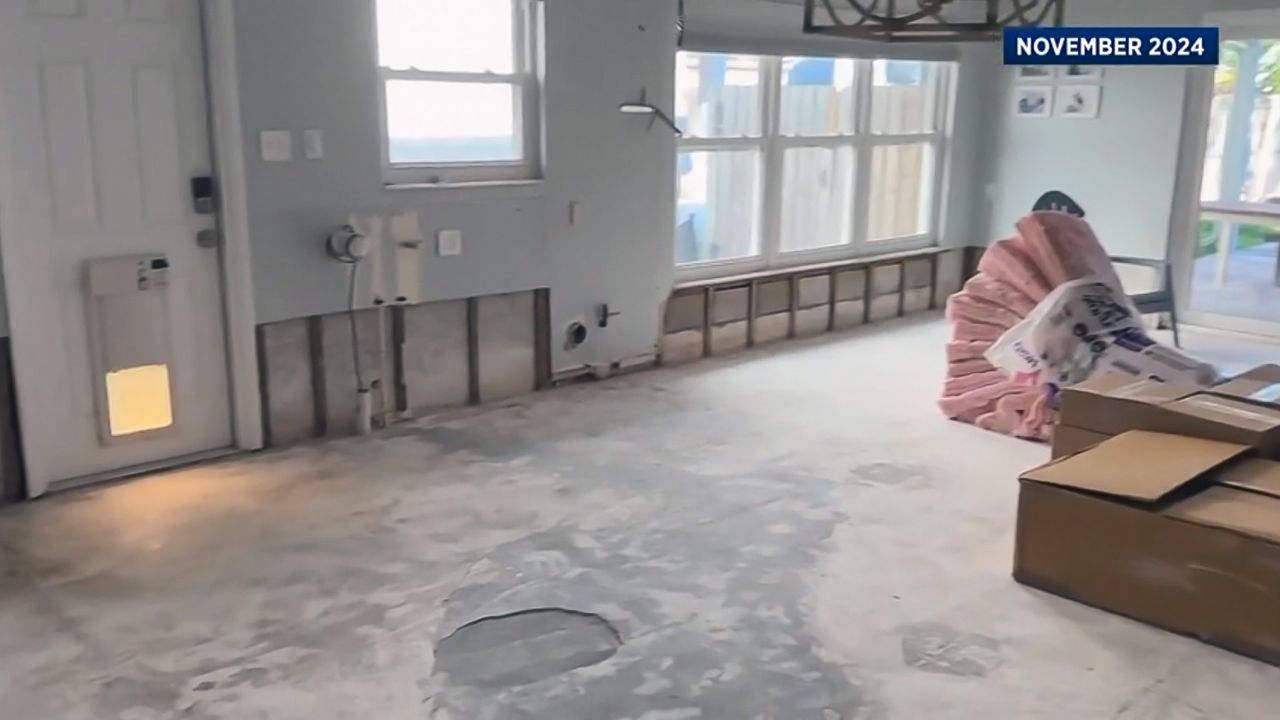 Bank of America Tampa Bay Market President Michael Esposito says gathering important documents and placing them in a watertight safe or electronically storing them could make all the difference for homeowners and renters if they suffer hurricane damage. (Spectrum News/Chris McDonald)