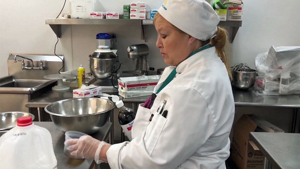 Single mom of two Diana Ramos-Pedroza is enrolled in the culinary program. It is how she is working towards finding a permanent home for her and her family. (Spectrum News 13)