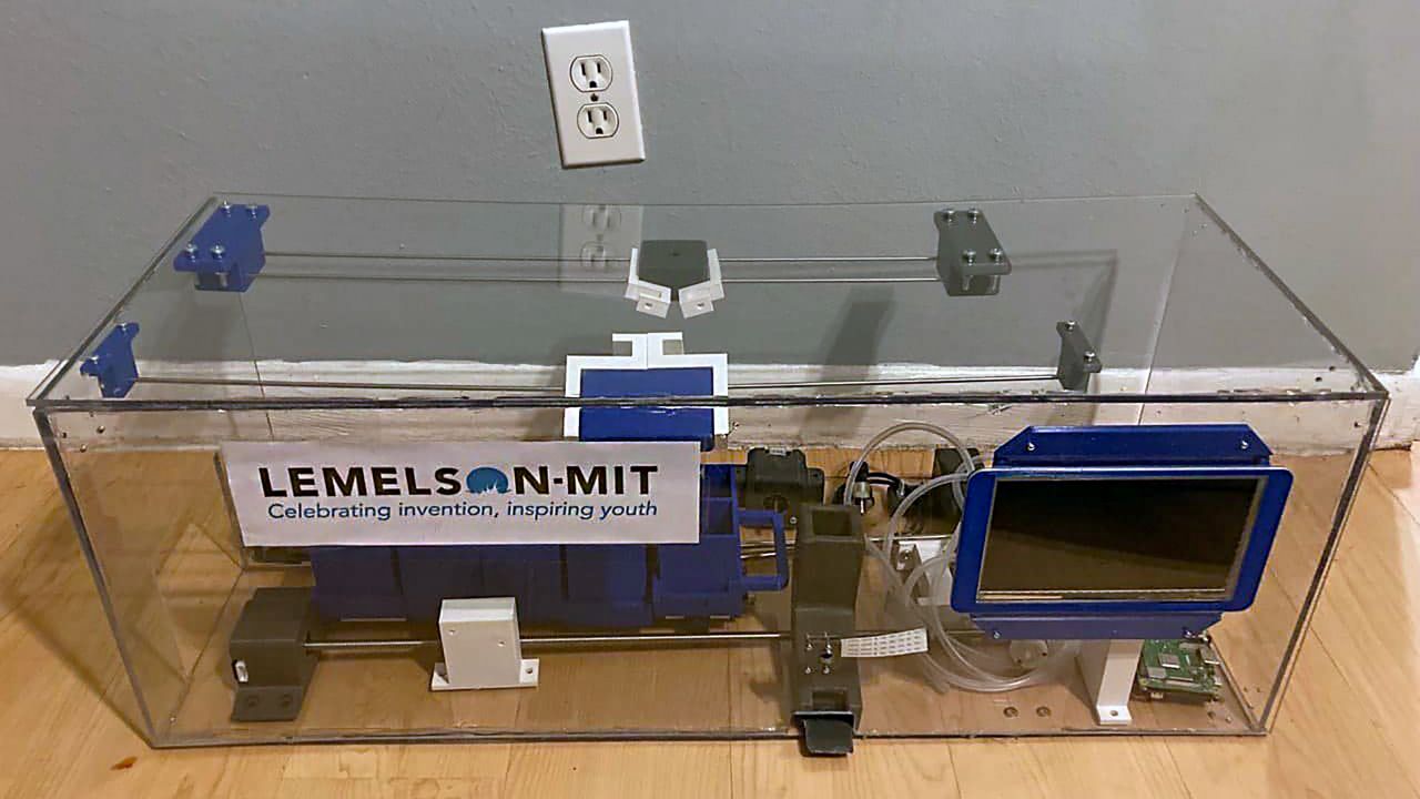 Middleton High School's team created a prescription medication dispenser for use in senior homes. (Spectrum Bay News 9)