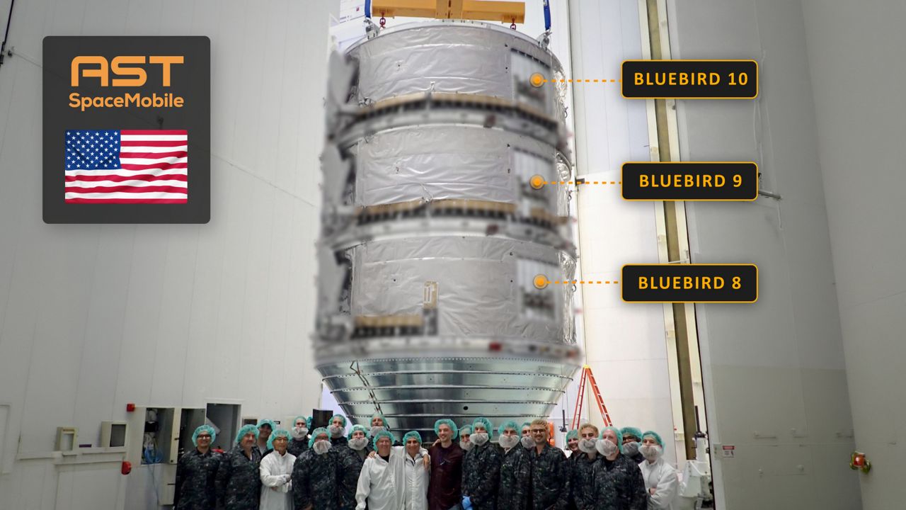 SpaceX launches 3 BlueBird satellites
