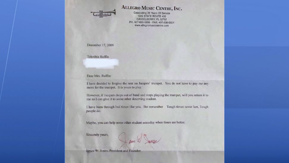 The letter that changed everything. (Jacques Ruffins)