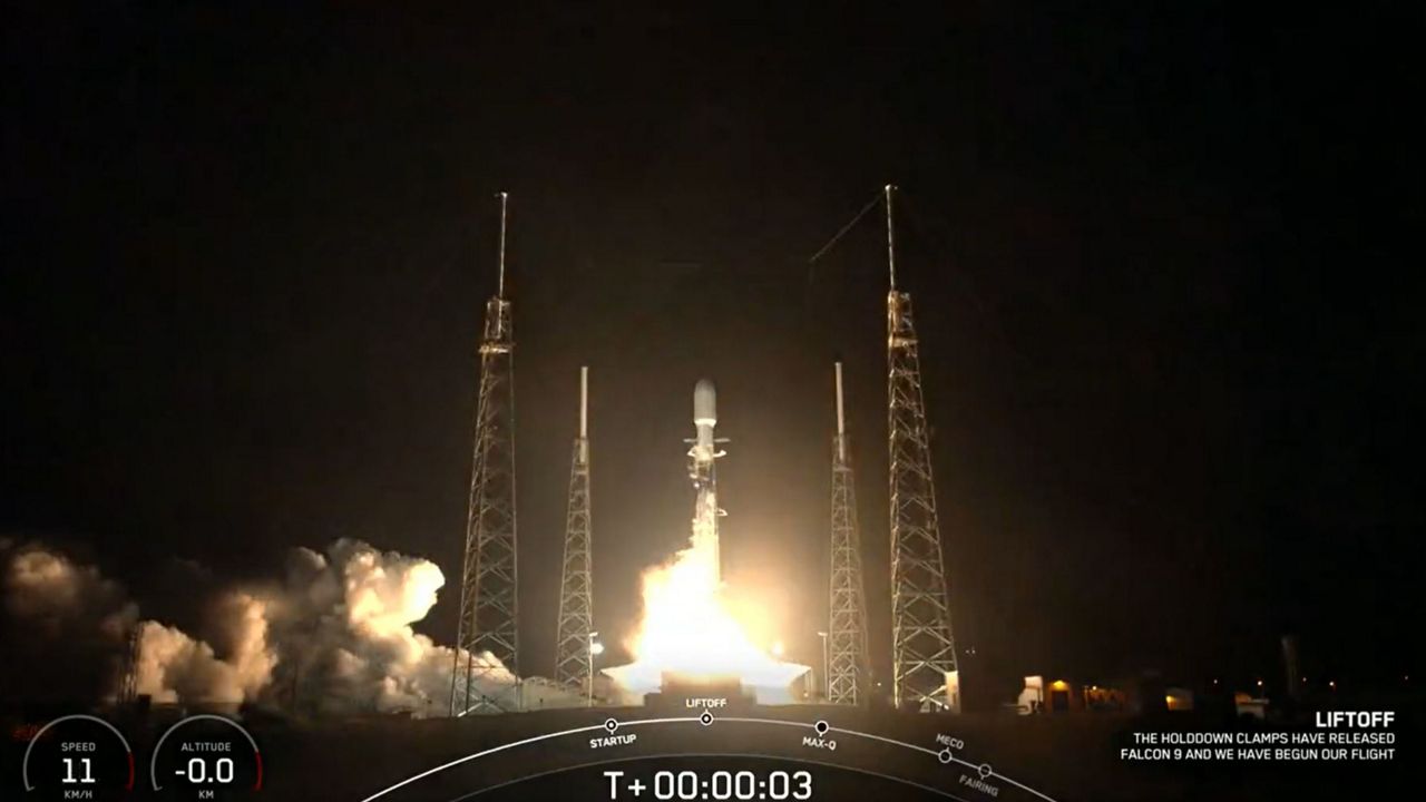 SpaceX sent its Falcon 9 rocket to carry the Globalstar FM15 communications satellite to low-Earth orbit on Sunday, June 19, from Space Launch Complex 40 at the Cape Canaveral Space Force Station. (SpaceX)
