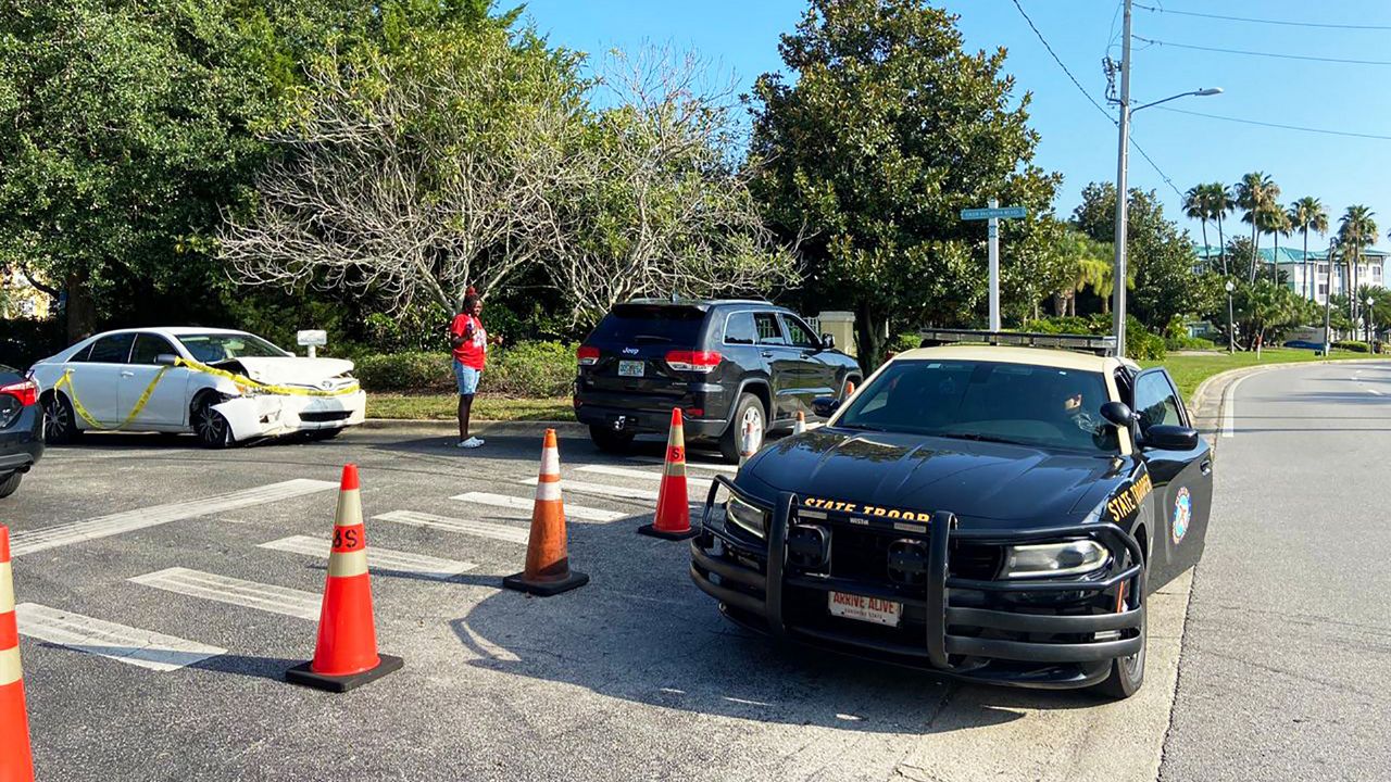 Highway Patrol arrived at the Westwood Boulevard crash just before 9 a.m. on Monday, after being dispatched at 5:49 p.m. Sunday. (Spectrum news 13/Ashleigh Mills)