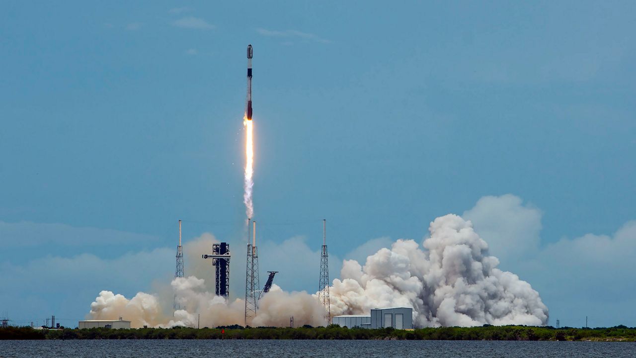 SpaceX sent up the Starlink 10-2 mission on its Falcon 9 rocket on Sunday from Space Launch Complex 40 at Cape Canaveral Space Force Station on Sunday, June 24, 2024. (SpaceX)