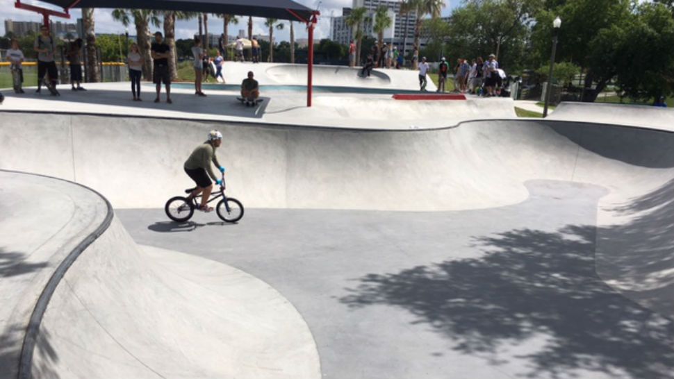 One of the largest skate parks in the state of Florida has opened in St. Petersburg. (Katie Jones, staff)