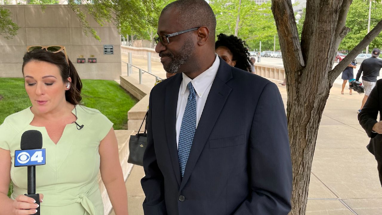 Jeffrey Boyd, seen here leaving federal court in St. Louis June 2, 2022 following his indictment on bribery charges. Boyd has asked a federal judge to order his release from federal prison on Feb. 1, 2024. (Spectrum News/Gregg Palermo)