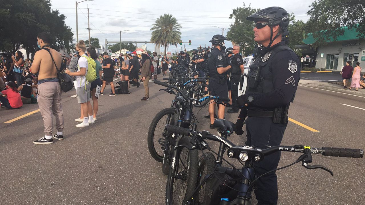 Bay Area Law Enforcement on rotester Safety, Blocking Roads