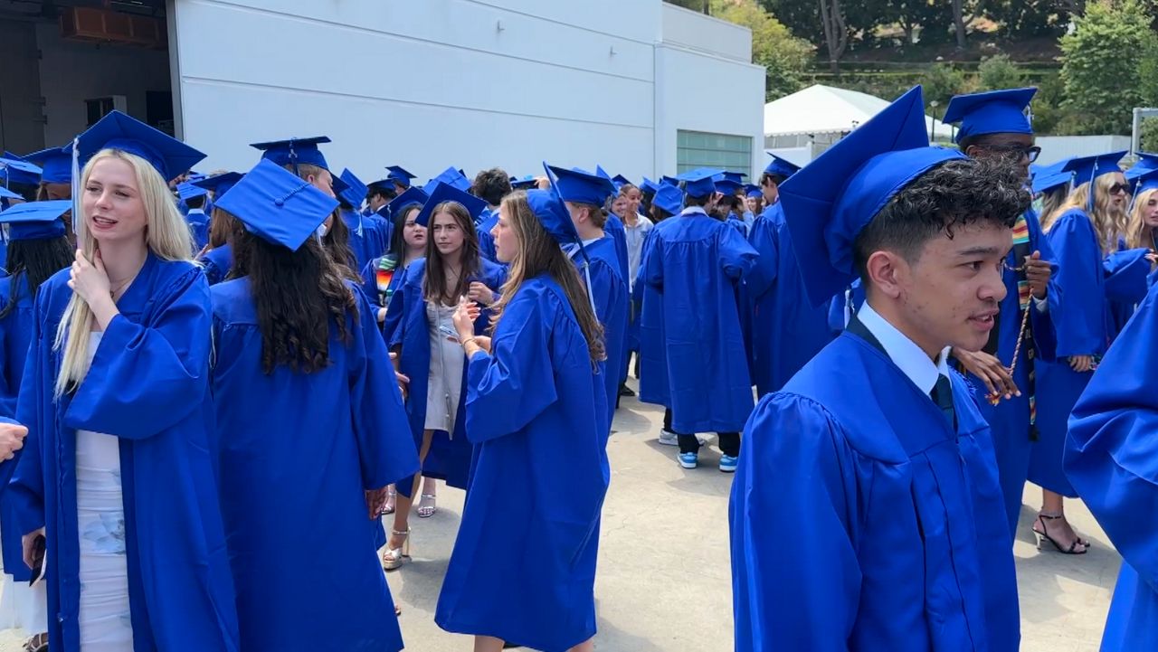 The graduating class of Pali High at the Hollywood Bowl. 