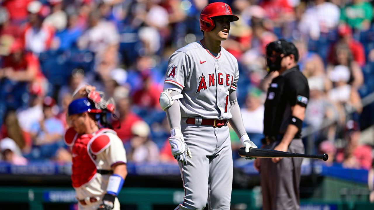 Angels lose 9-7 after Phillies' offensive showdown