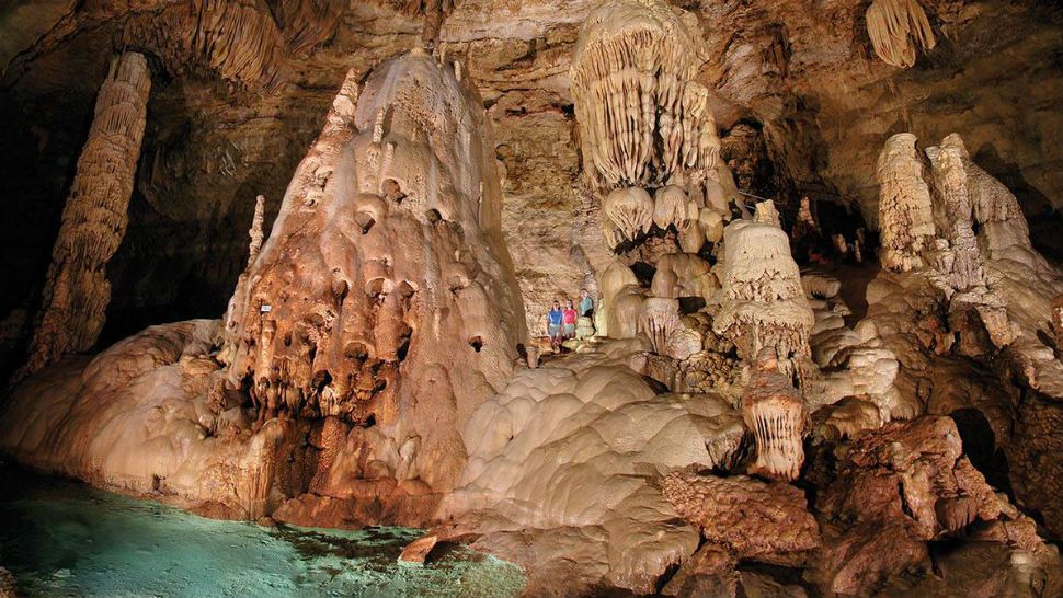 FILE- The Mount of the Landlord at Natural Bridge Caverns. (Courtesy/Natural Bridge Caverns, Facebook)