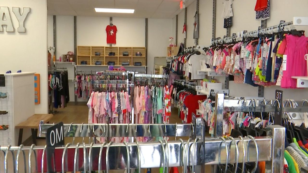 The boutique-style store opened June 1, and gives foster kids the ability to shop for free. (Gabrielle Arzola/Spectrum Bay News 9)
