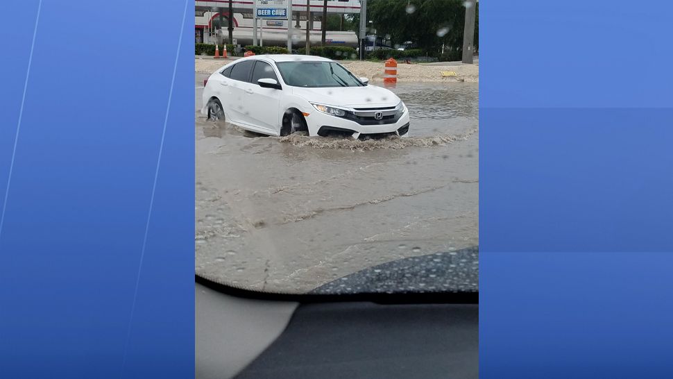 Flooding in Spring Hill on Wednesday, June 6, 2018. (Tony Wickersham, viewer)
