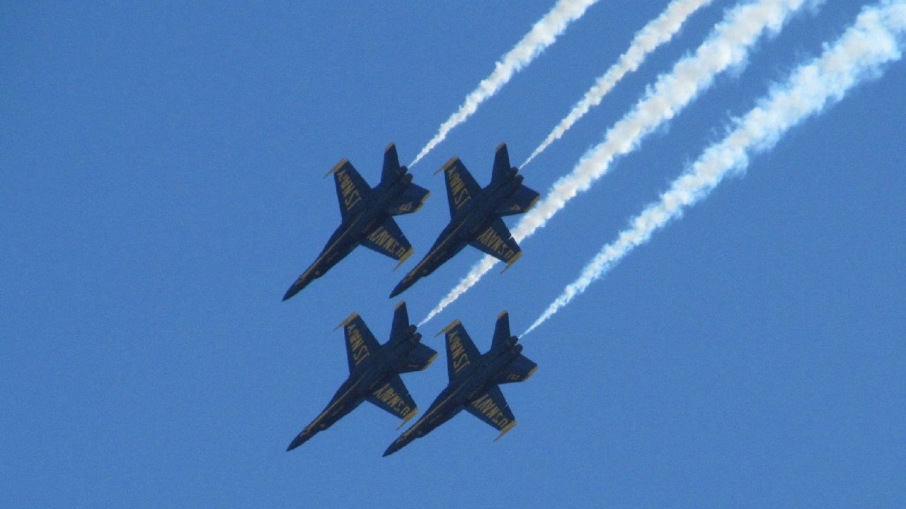 The Blue Angels return to Spirit of St. Louis airport in Chesterfield this weekend for the 2022 Spirit of St. Louis Airshow, presented by Boeing. Photo Credit: Joe Gurney