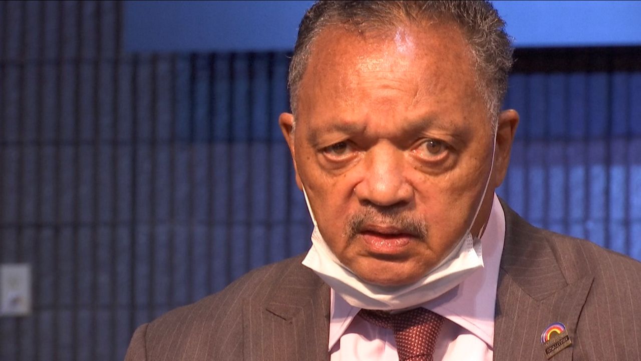 Rev. Jesse Jackson Speaks at St. Stephen Church