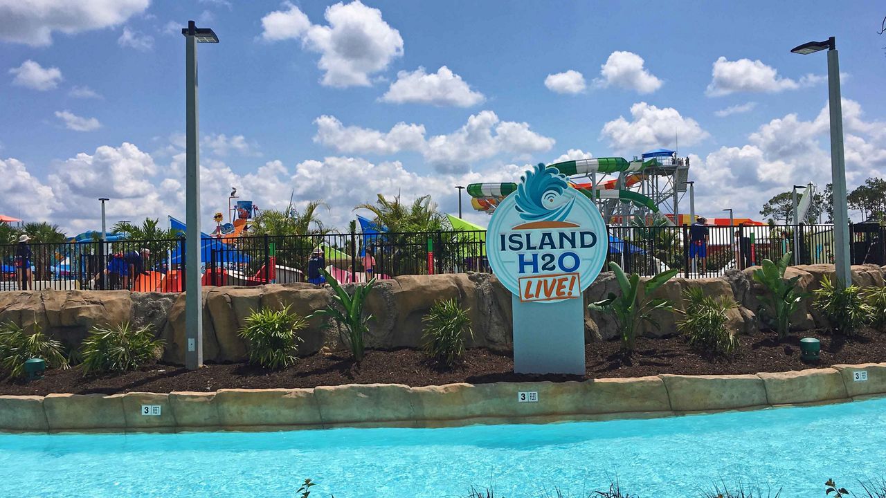 Island H2O Live! water park at Margaritaville Resort Orlando. (Ashley Carter/Spectrum News 13)