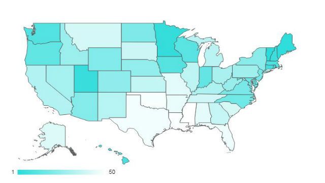 WalletHub map