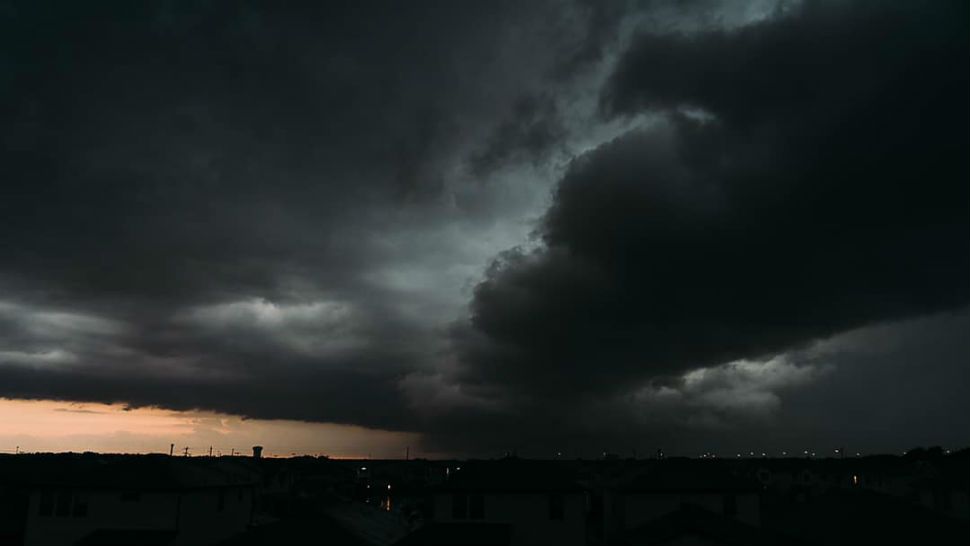 Dark clouds rolled into Austin on Sunday, June 10, 2019 during a severe thunderstorm.