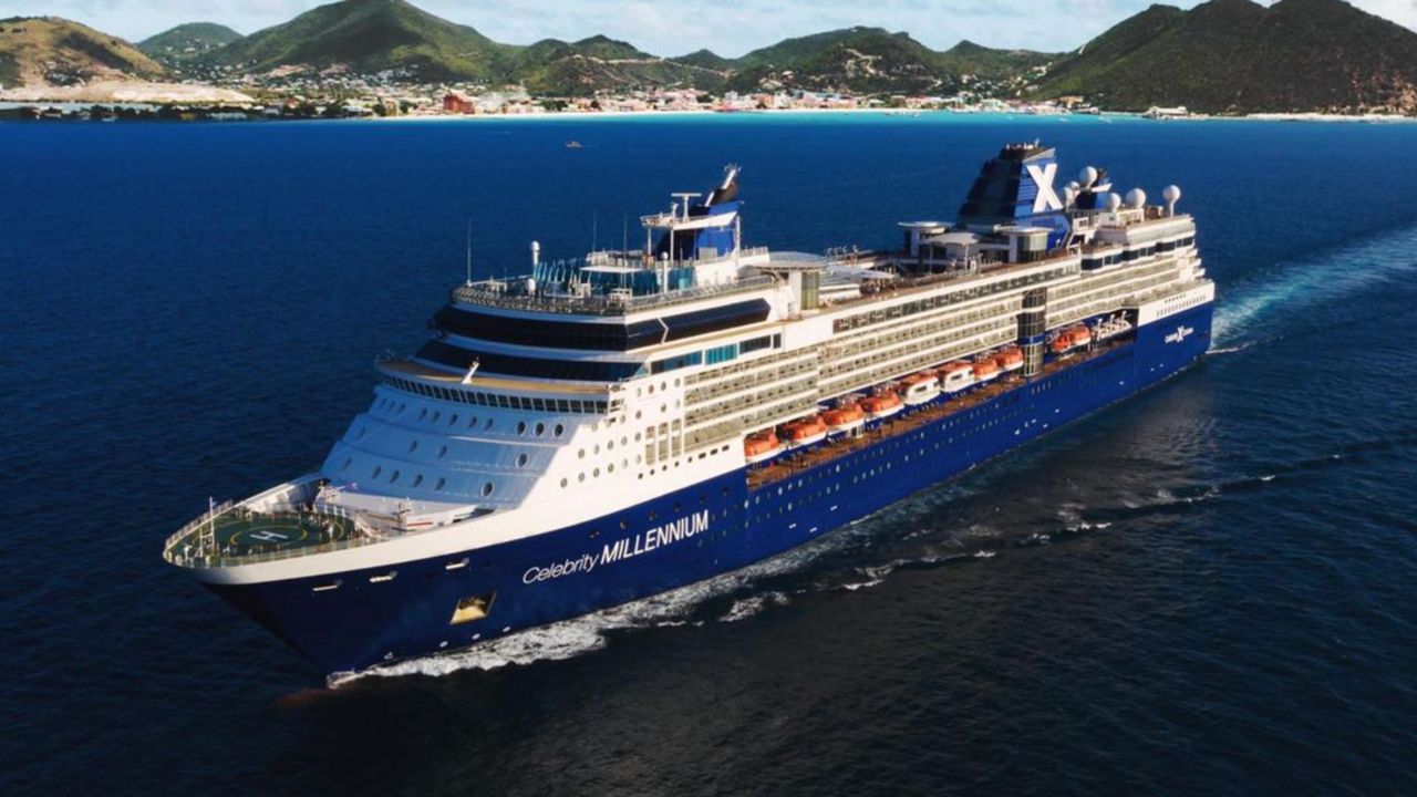 Celebrity Millennium departed from St. Maarten in the Caribbean on Saturday. (File photo from Facebook.com/CelebrityCruises)