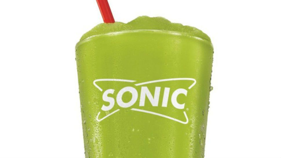 Sonic's Pickle Juice Slush debuts June 11. (Sonic)