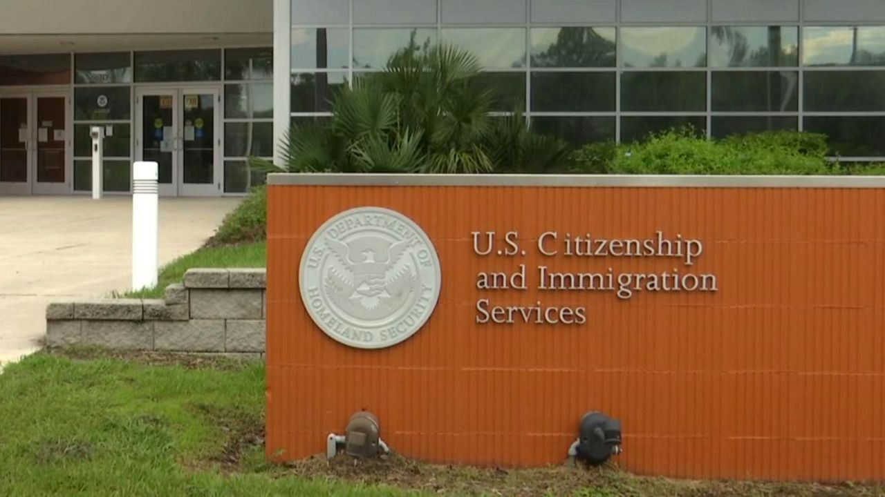 U.S. Citizenship and Immigration Services office in Orlando, Florida. (File)