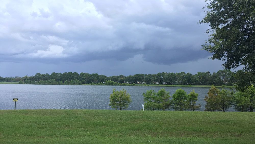 A storm comes into the Millennia area of Orlando, Tuesday, June 11. (Vincent Earley, Spectrum News)