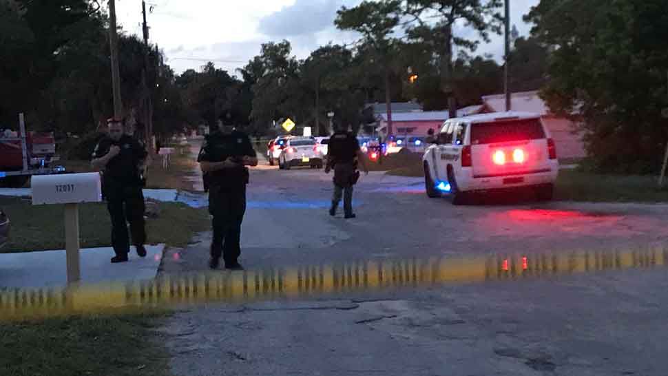 Pasco County Sheriff's Office deputies on the scene of a fatal shooting in Hudson, Tuesday, June 11, 2019. (Courtesy of Brian Farrow)