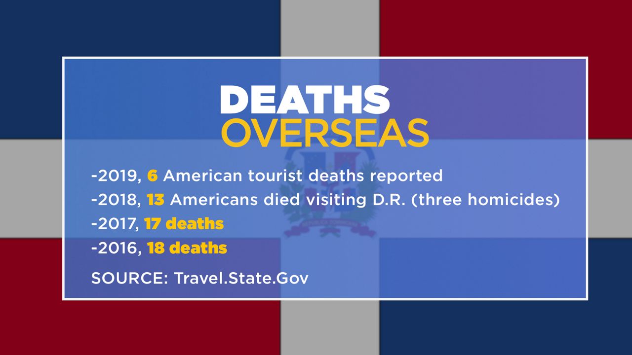 Deaths overseas