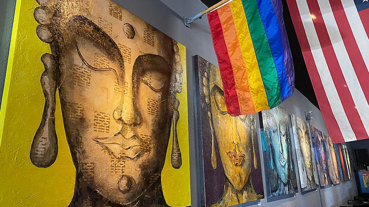 Pride artist Fritz Stinebaugh