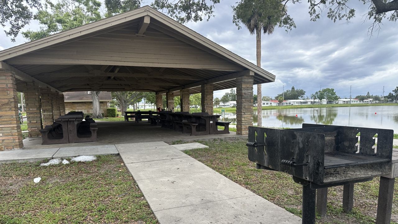 Mayors Park at Freedom Lake. (Spectrum Bay News 9/Sarah Blazonis)