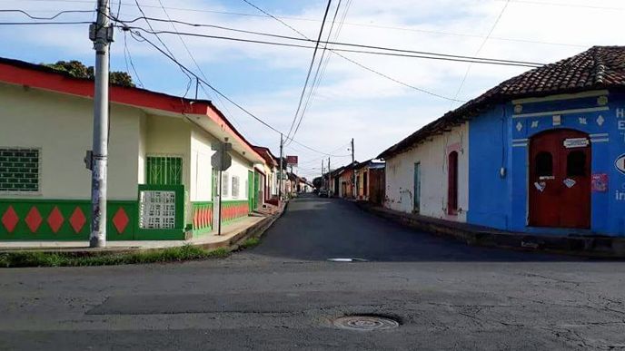 Streets empty in Leon, Nicaragua a day before the national strike commenced. Nicaraguans are striking to pressure President Daniel Ortega to step down. (PHOTO: @diriangenfifa, Twitter)