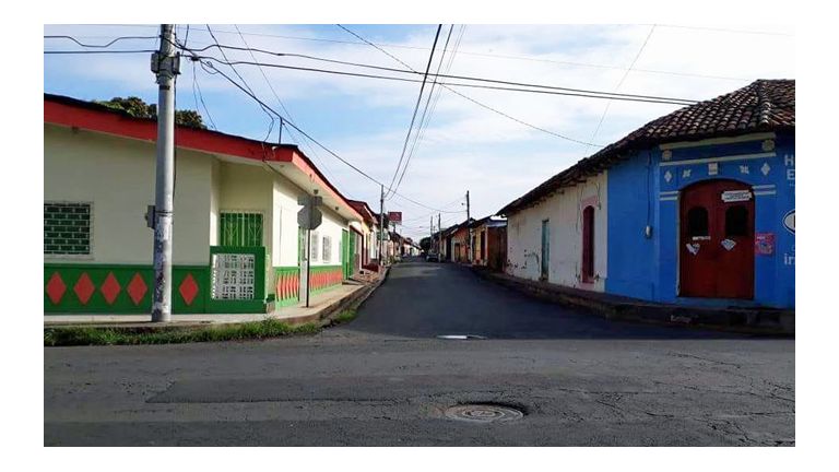 Streets empty in Leon, Nicaragua a day before the national strike commenced. Nicaraguans are striking to pressure President Daniel Ortega to step down. (PHOTO: @diriangenfifa, Twitter)