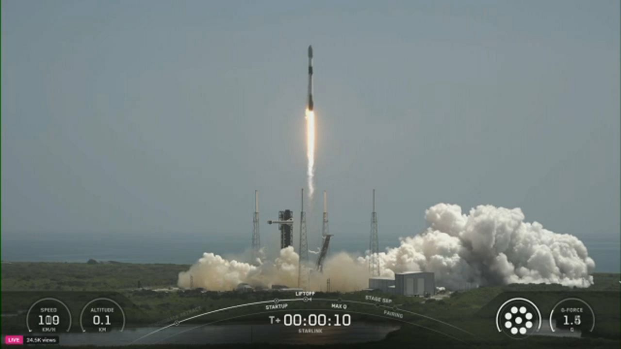 The Starlink 12-26 mission took off from Space Launch Complex 40 on Friday, June 13, 2025. (SpaceX)
