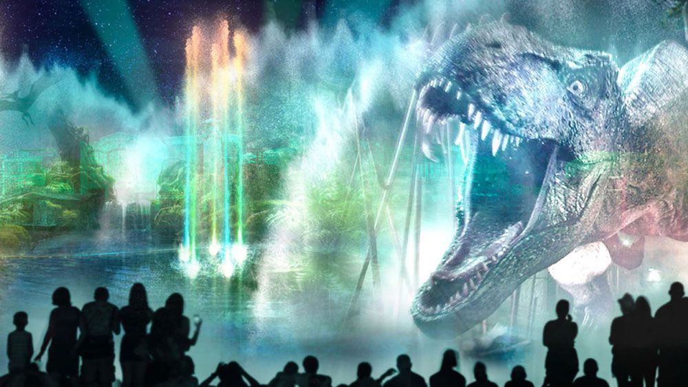 Universal Orlando's Cinematic Celebration lagoon show is set to debut this summer. (Universal)