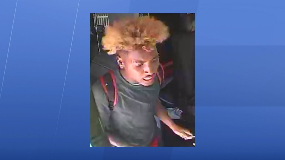 Image of man accused of attacking a PSTA bus driver, caught on surveillance video