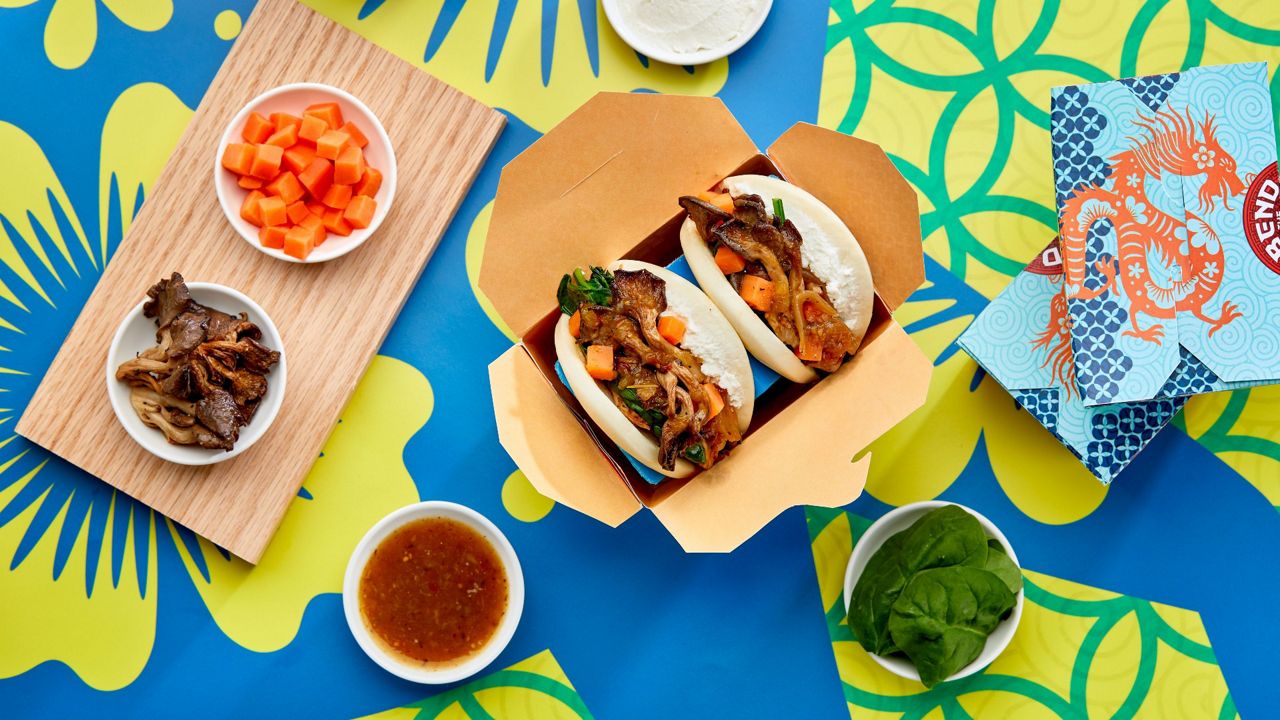 Bend the Bao, a new quick-service dining location, opens June 15 at Universal CityWalk. (Universal)